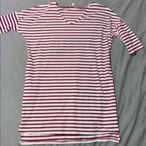 Striped T-shirt Dress